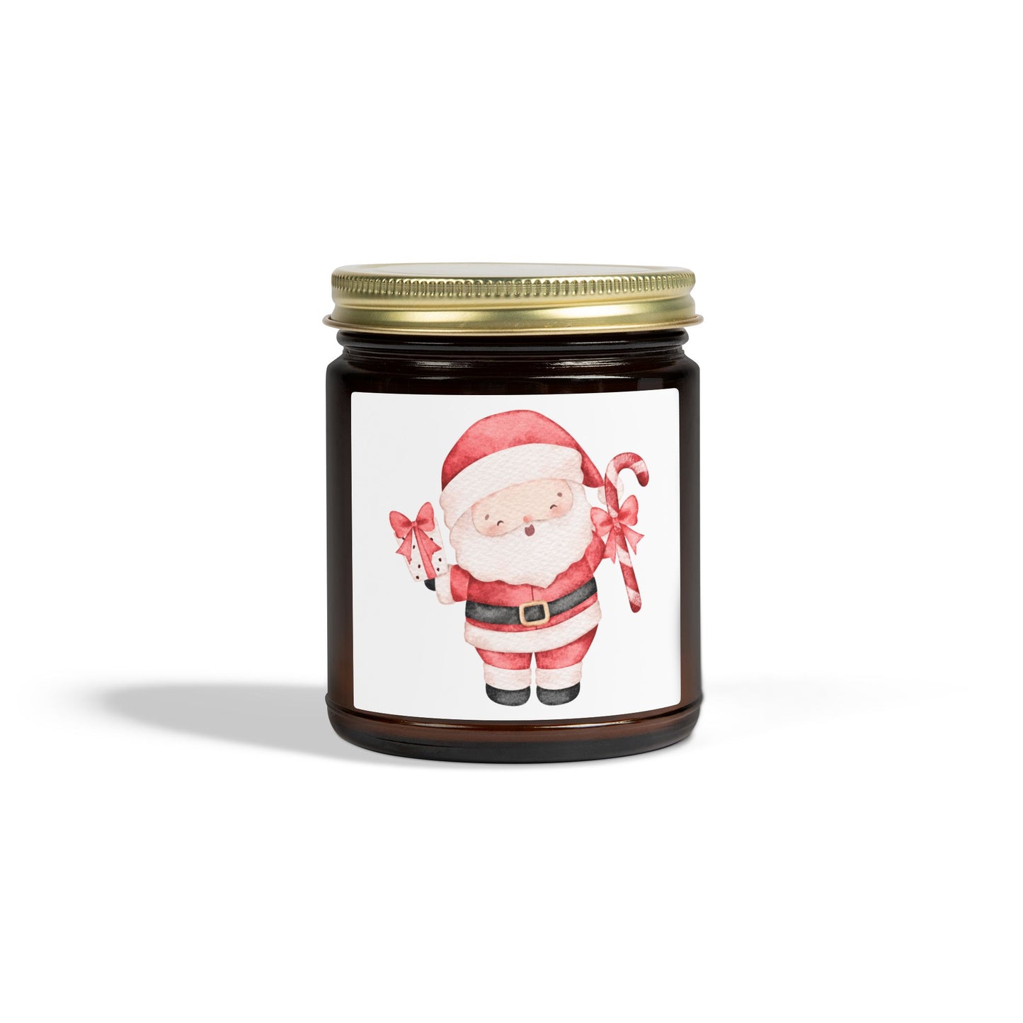 Santa Claus Scented Candles, Coconut Apricot Wax (4oz, 9oz)
