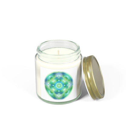 Dreamy Mandala Scented Candles, Coconut Apricot Wax (4oz, 9oz)