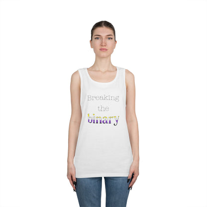 Breaking the Binary Unisex Heavy Cotton Tank Top
