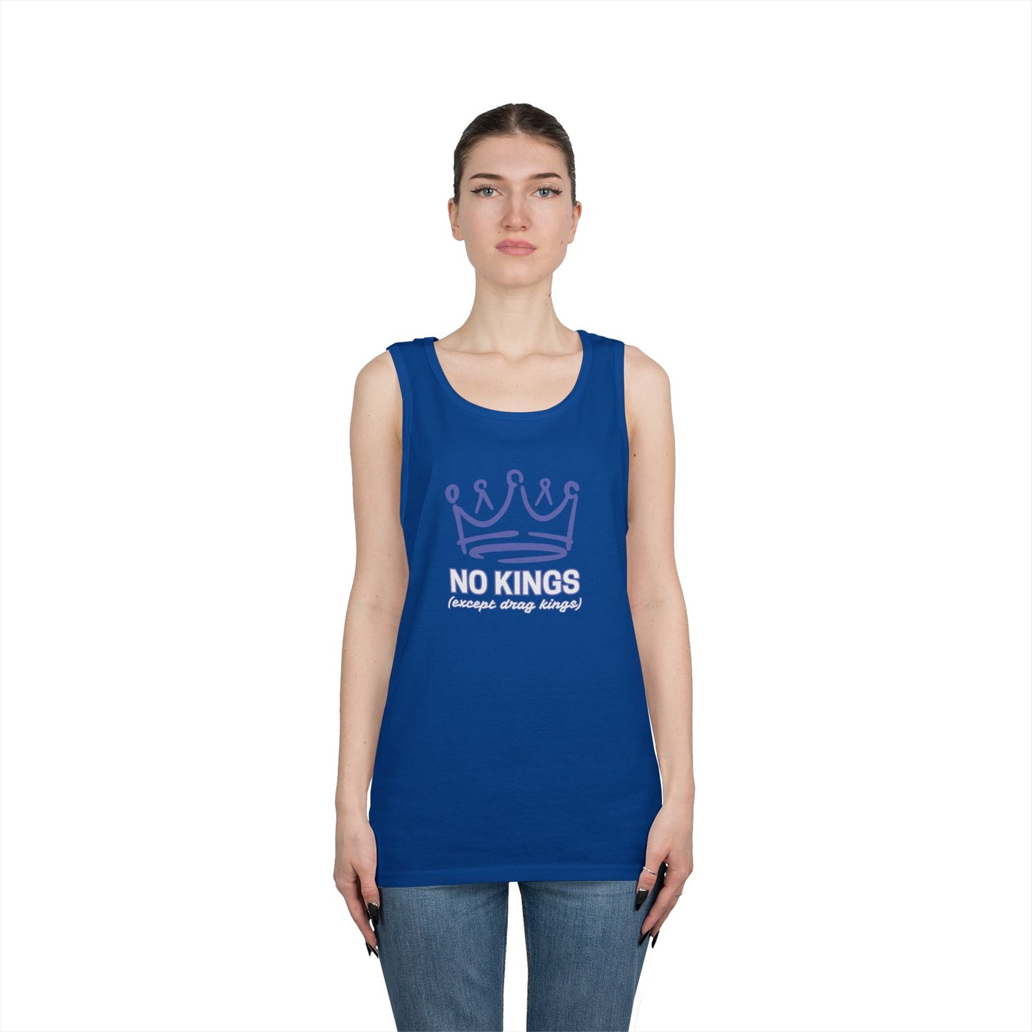 No Kings Except Drag Kings Unisex Heavy Cotton Tank Top