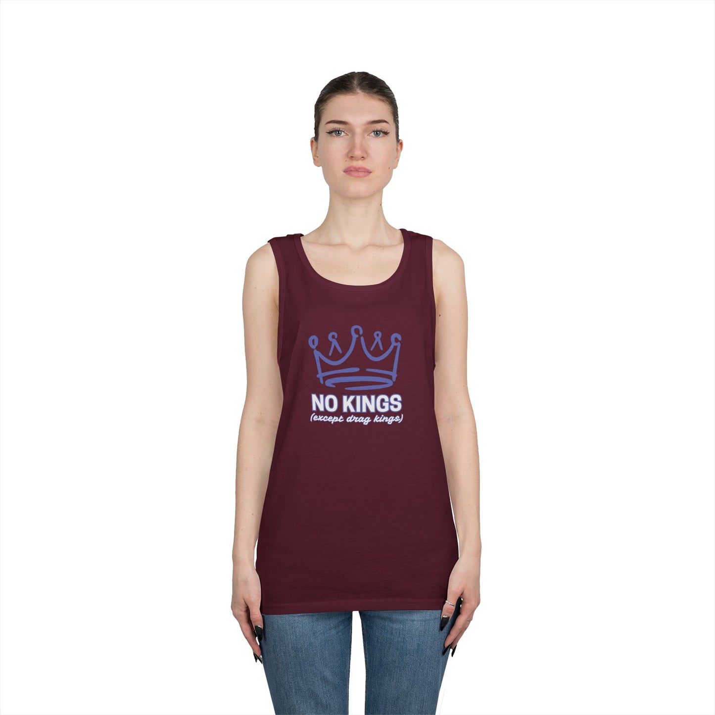 No Kings Except Drag Kings Unisex Heavy Cotton Tank Top