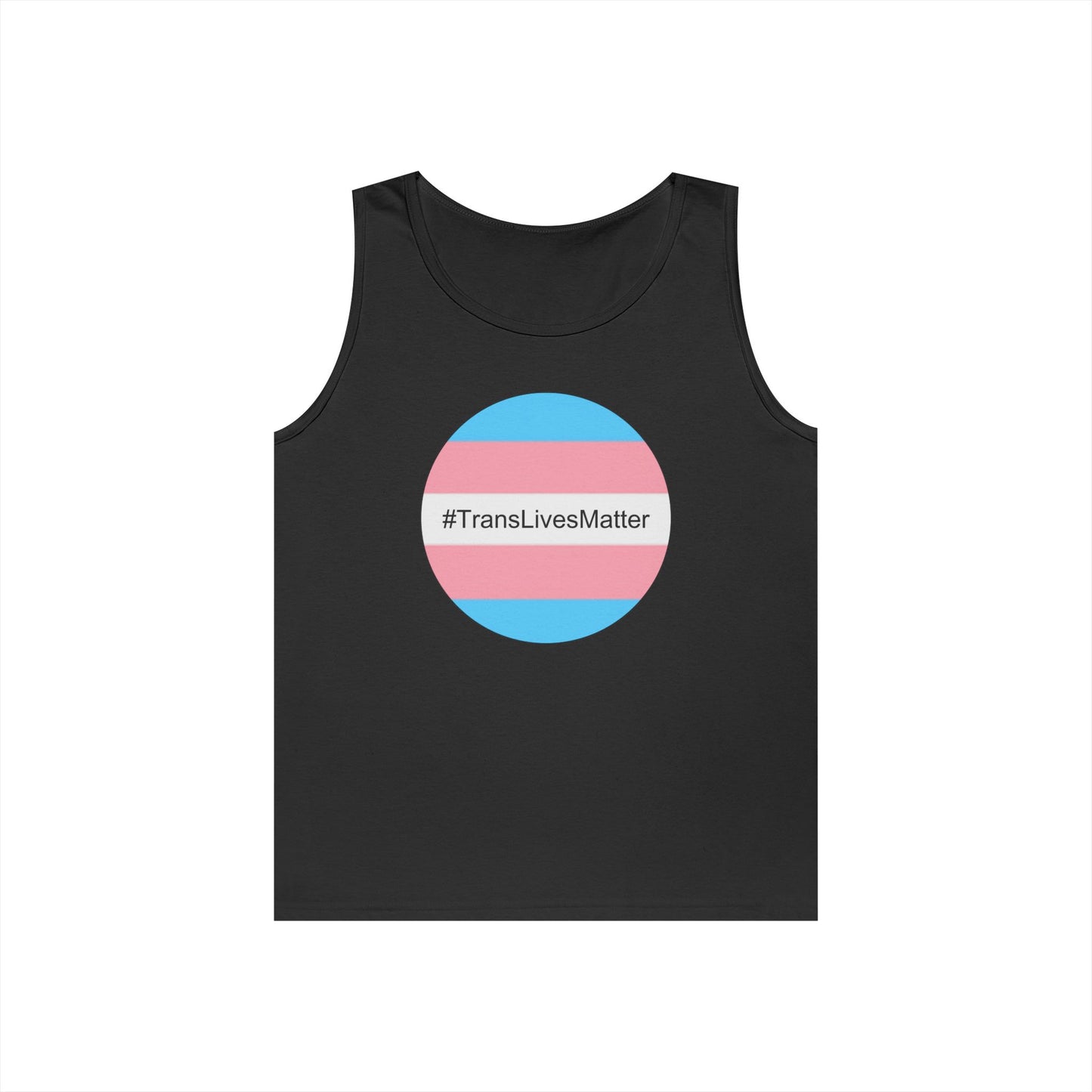 Trans Lives Matter Unisex Heavy Cotton Tank Top