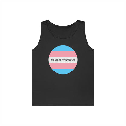 Trans Lives Matter Unisex Heavy Cotton Tank Top