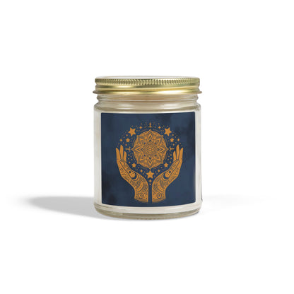 Cosmic Comforts Scented Candles, Coconut Apricot Wax (4oz, 9oz)