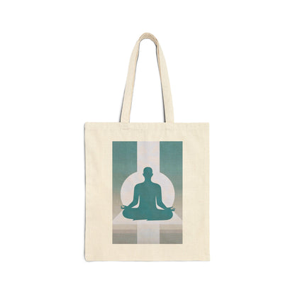 Soul of Meditation Cotton Canvas Tote Bag