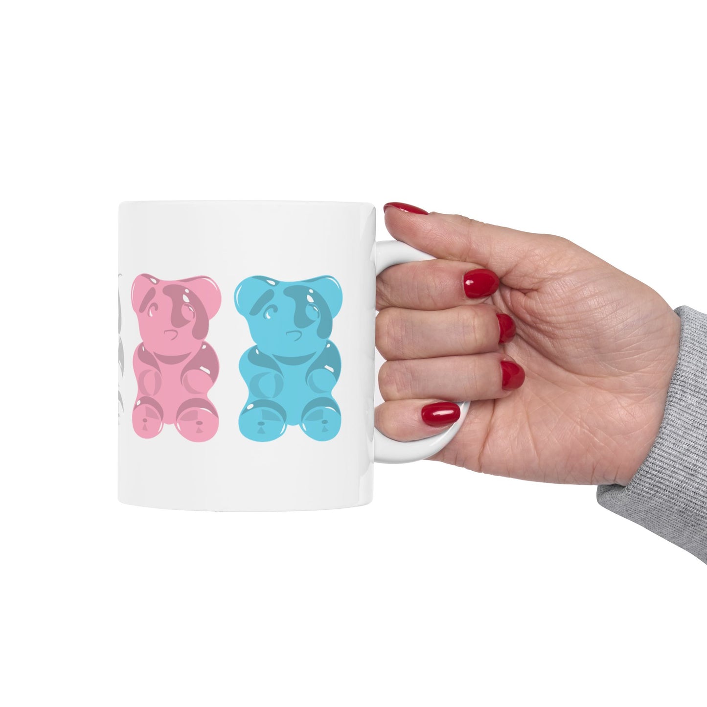 Trans Pride Gummy Bears Coffee Mug (11oz/15oz)