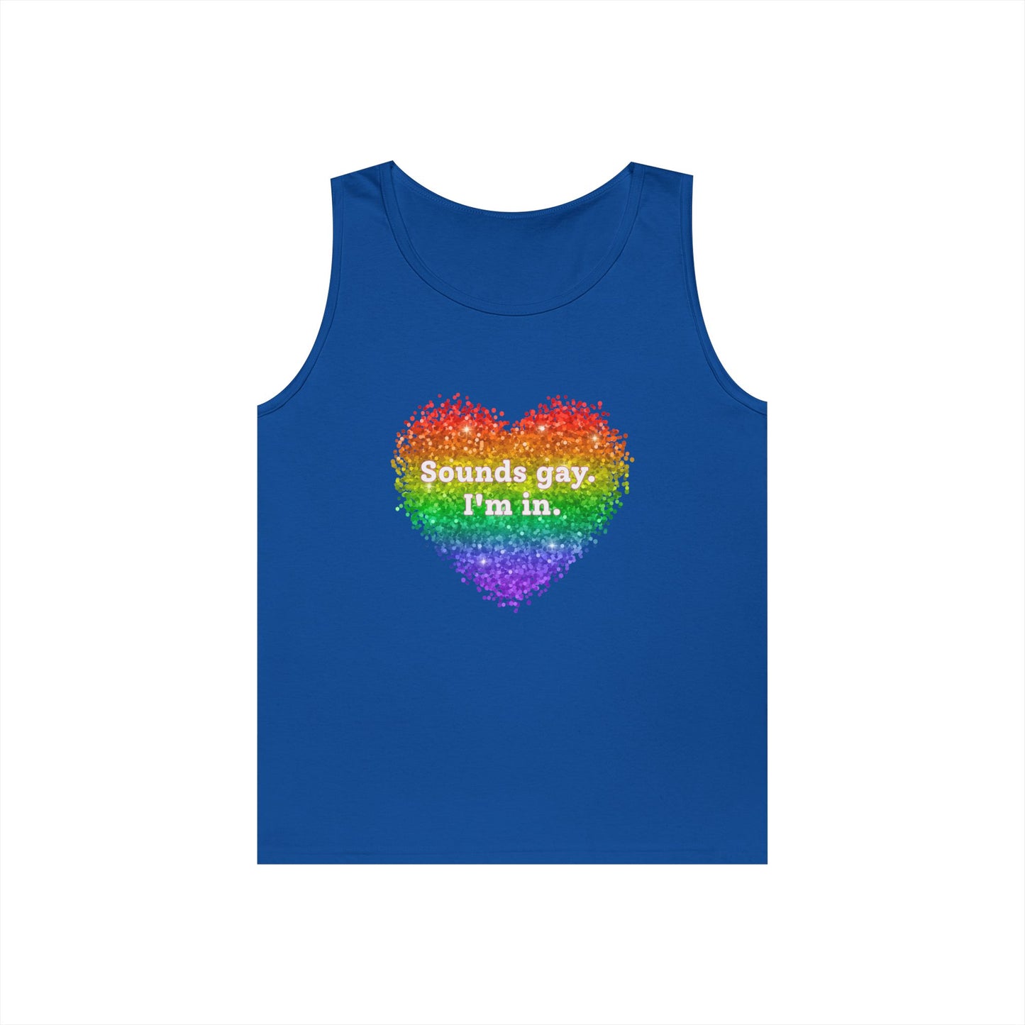 Sounds Gay I'm In Unisex Heavy Cotton Tank Top