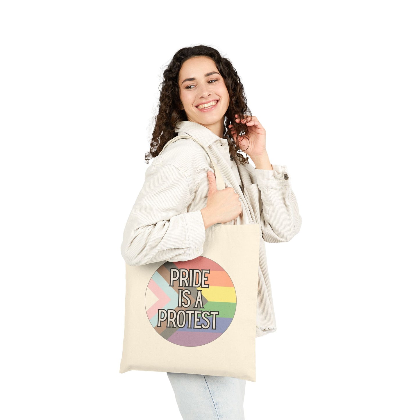 Pride Is A Protest Pride Canvas Tote