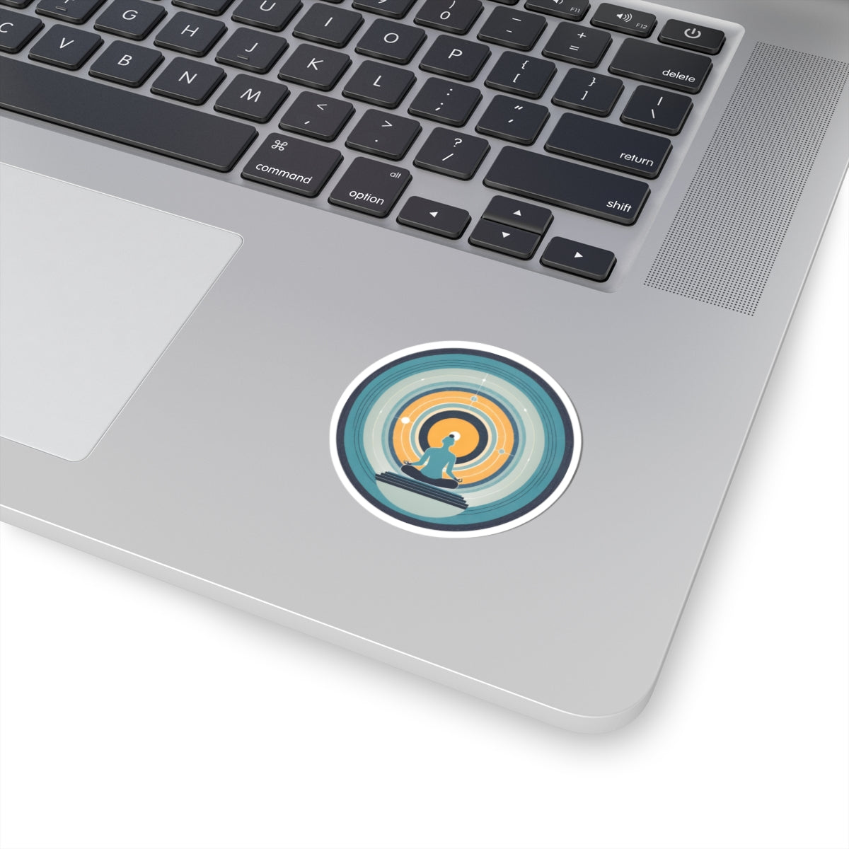 Circle of Meditation Kiss-Cut Stickers