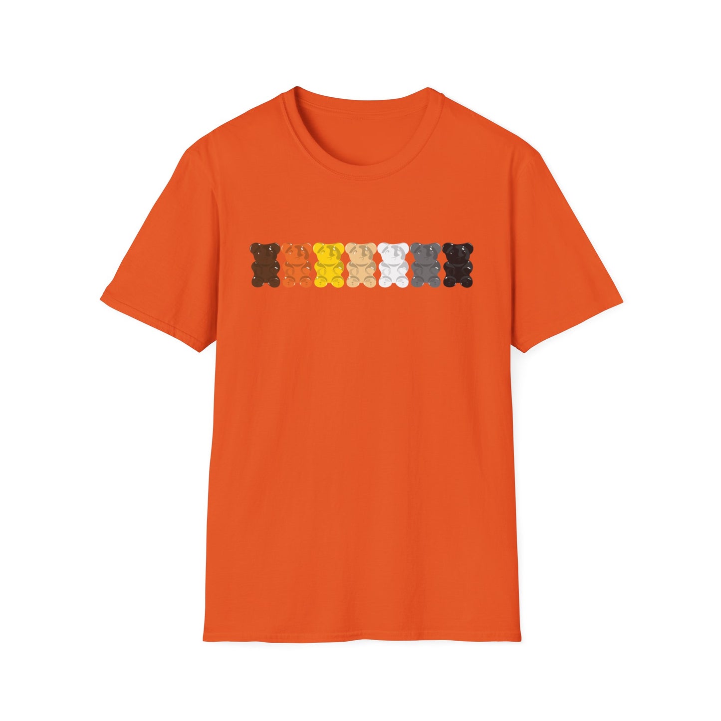 Bear Pride Gummy Bears Unisex Softstyle T-Shirt