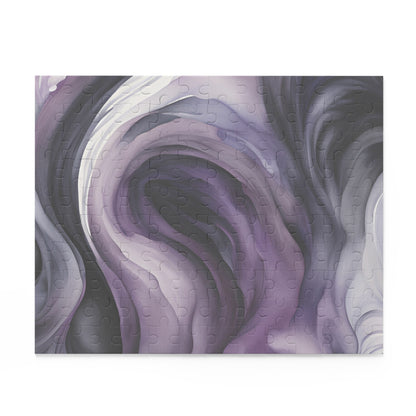 Dark Swirl Watercolor Puzzle (120, 252, 500-Piece)