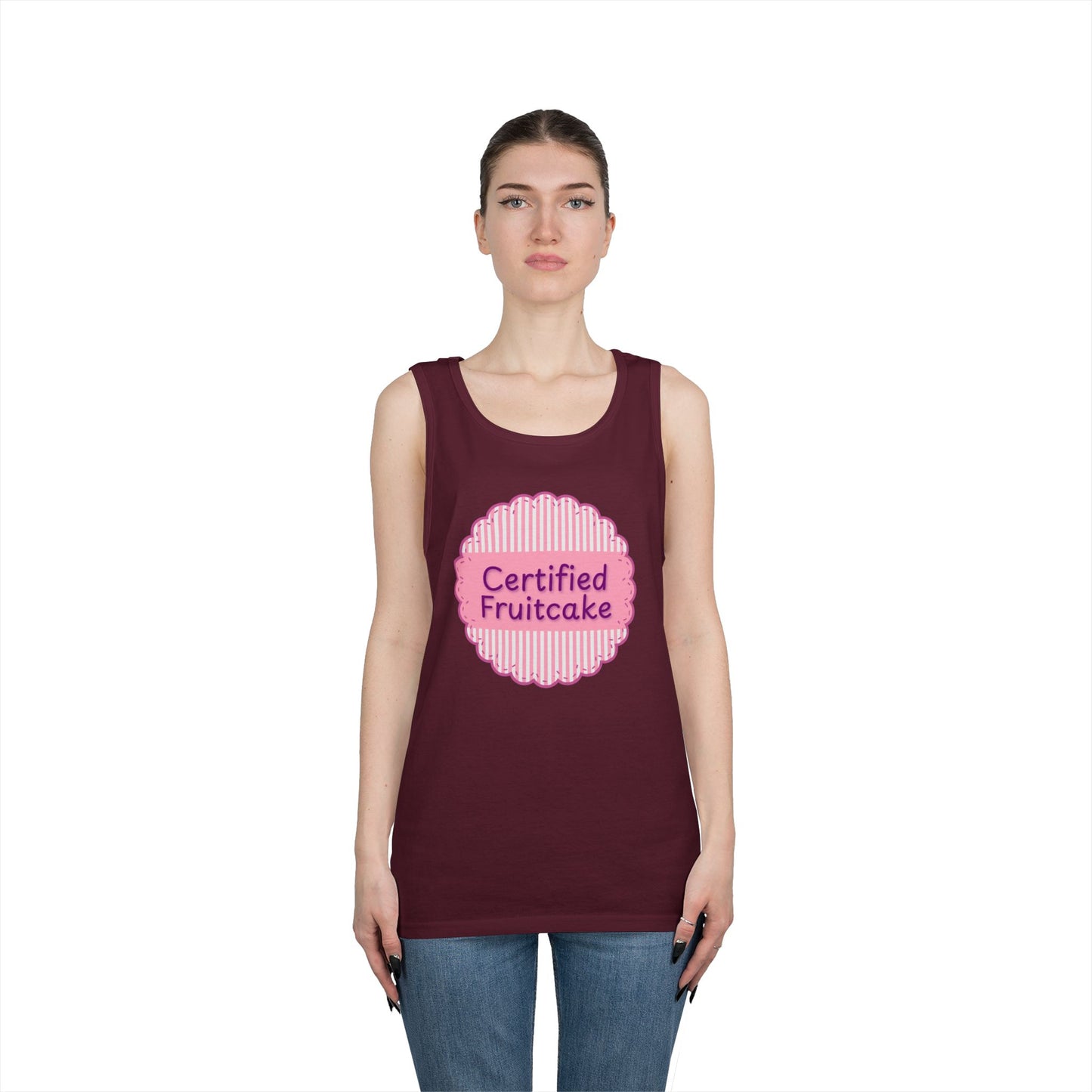 Certified Fruitcake Unisex Heavy Cotton Tank Top