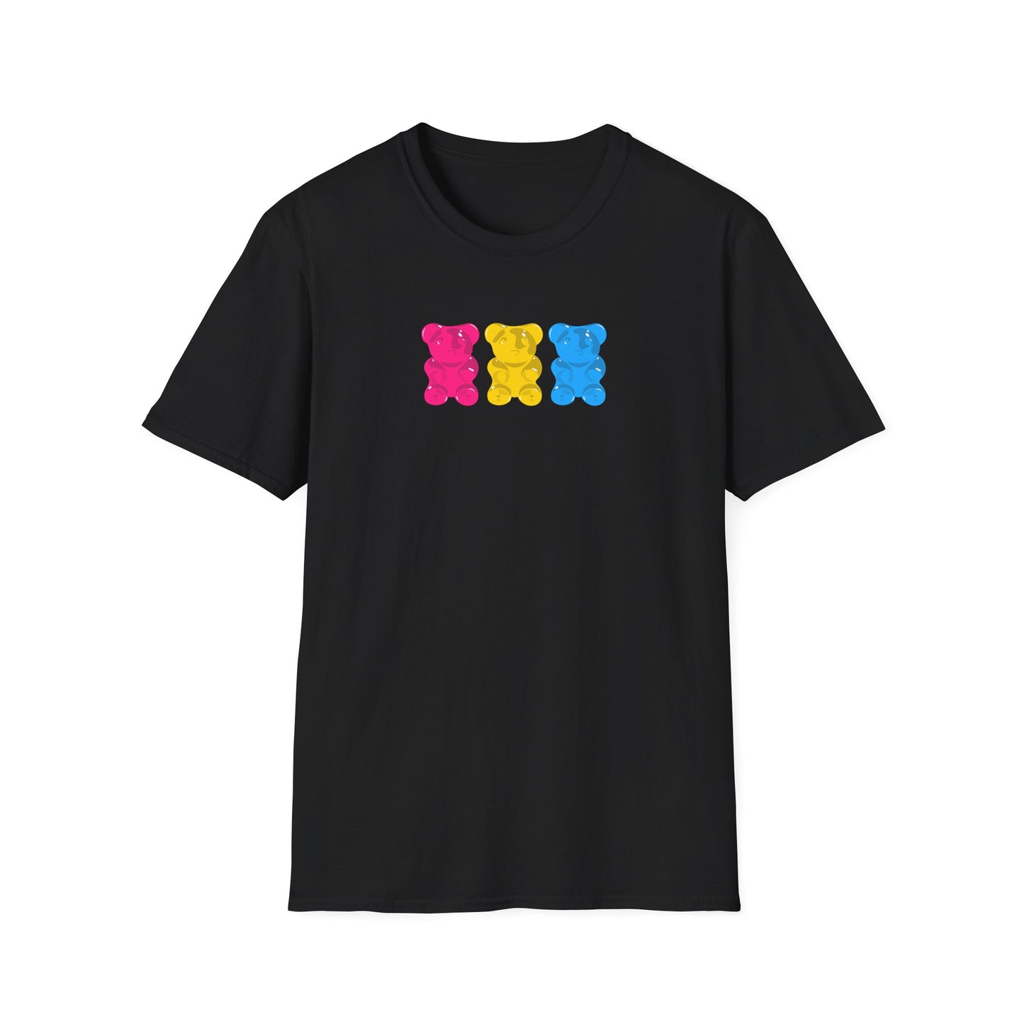 Pansexual Pride Gummy Bears Unisex Softstyle T-Shirt