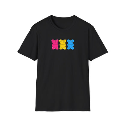 Pansexual Pride Gummy Bears Unisex Softstyle T-Shirt