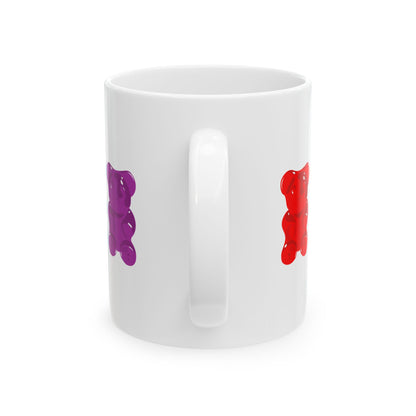 Rainbow Pride Gummy Bears Coffee Mug (11oz/15oz)