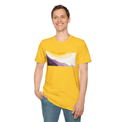 Nonbinary Pride Watercolor Unisex Softstyle T-Shirt