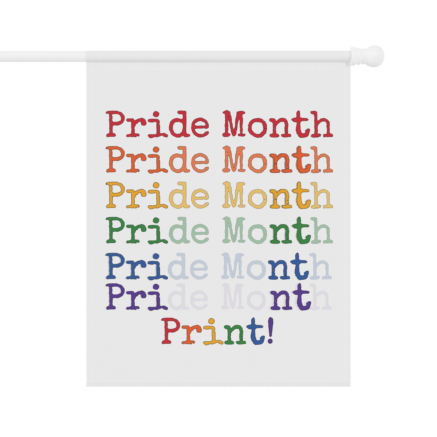 Pride Month PRINT Garden Flag