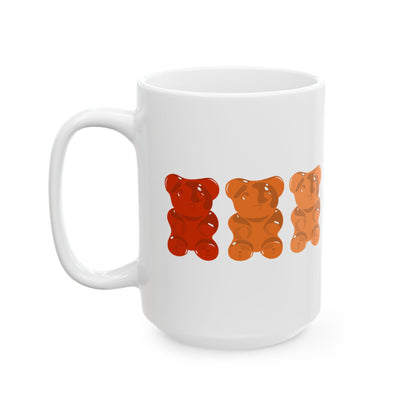 Lesbian Pride Gummy Bears Coffee Mug (11oz/15oz)