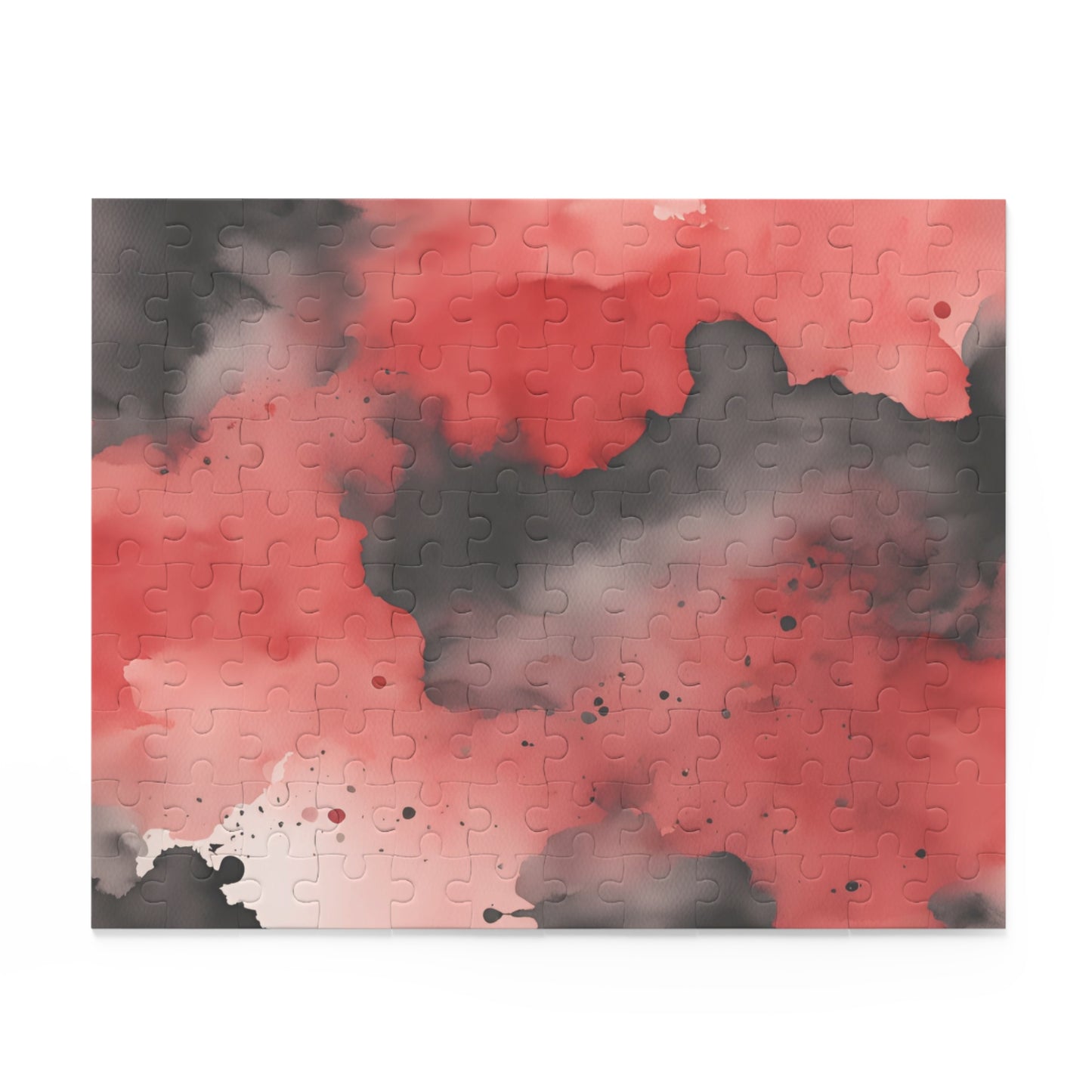 Black and Red Watercolor Puzzle (120, 252, 500-Piece)