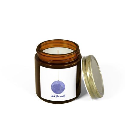 Deck the Halls Scented Candles, Coconut Apricot Wax (4oz, 9oz)