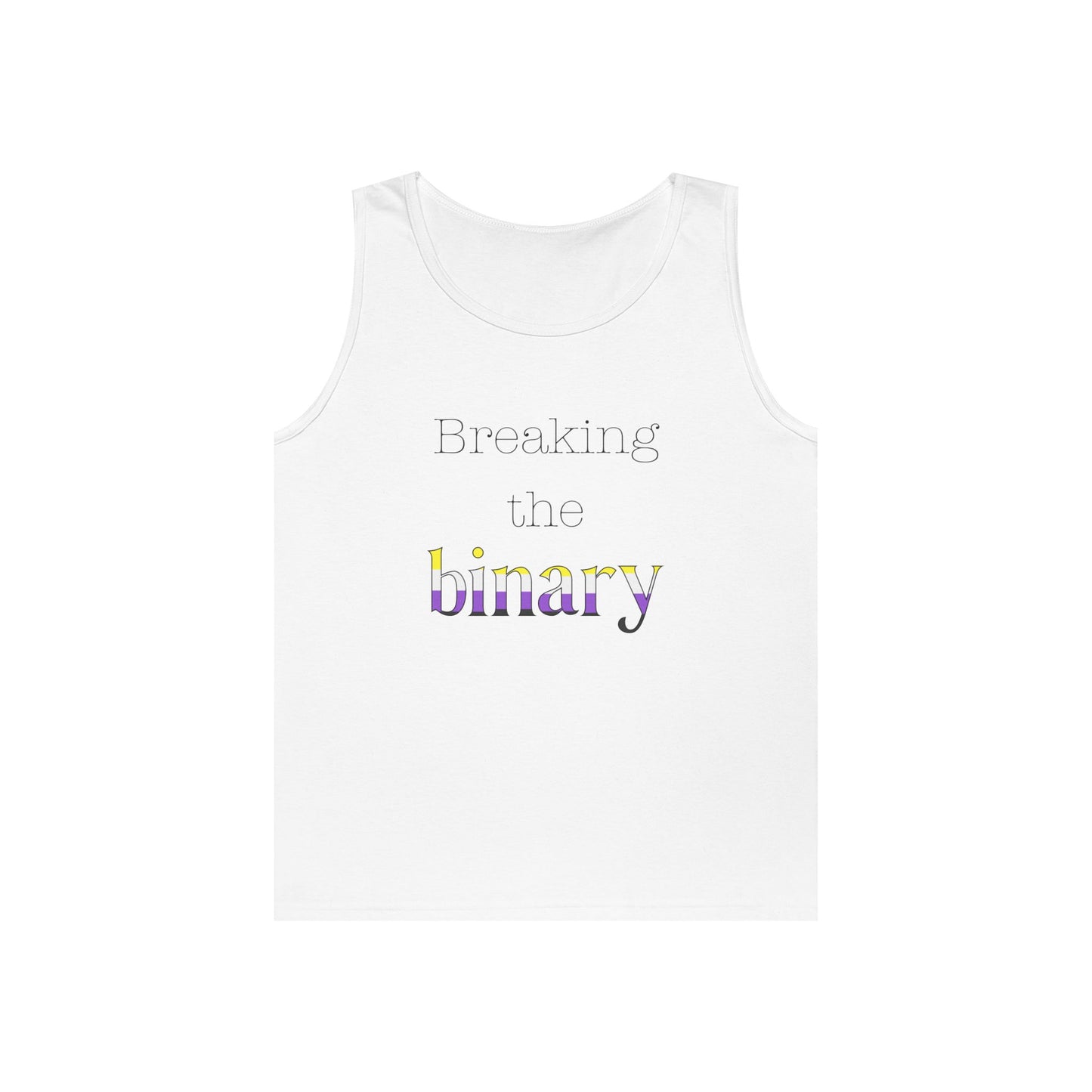 Breaking the Binary Unisex Heavy Cotton Tank Top