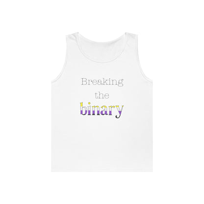 Breaking the Binary Unisex Heavy Cotton Tank Top