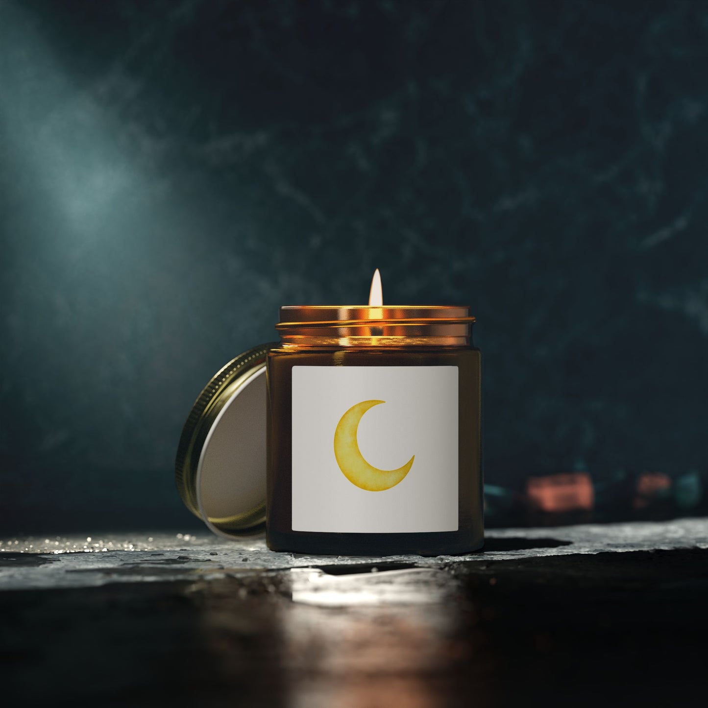 Cosmic Comforts Scented Candles, Coconut Apricot Wax (4oz, 9oz)