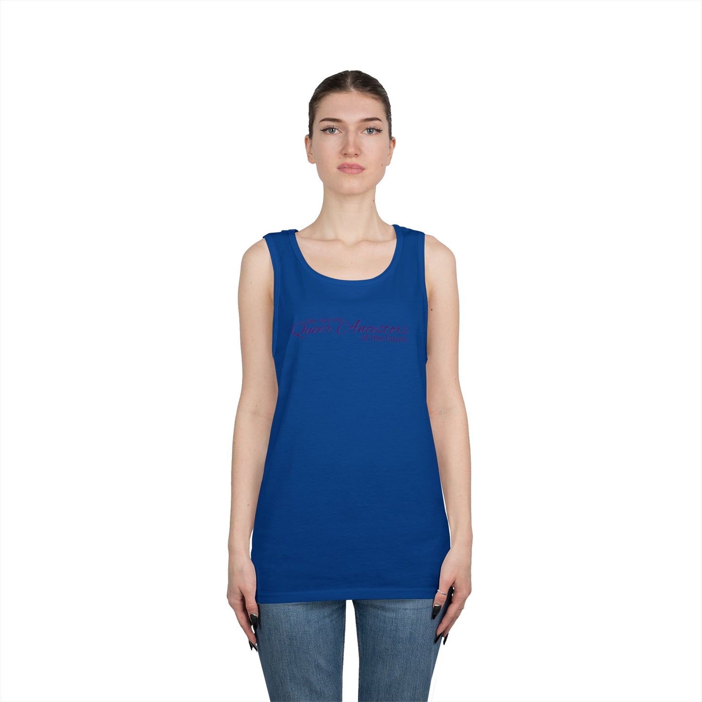 We Are the Queer Ancestors of the Future Unisex Heavy Cotton Tank Top