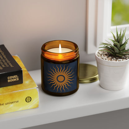 Cosmic Comforts Scented Candles, Coconut Apricot Wax (4oz, 9oz)