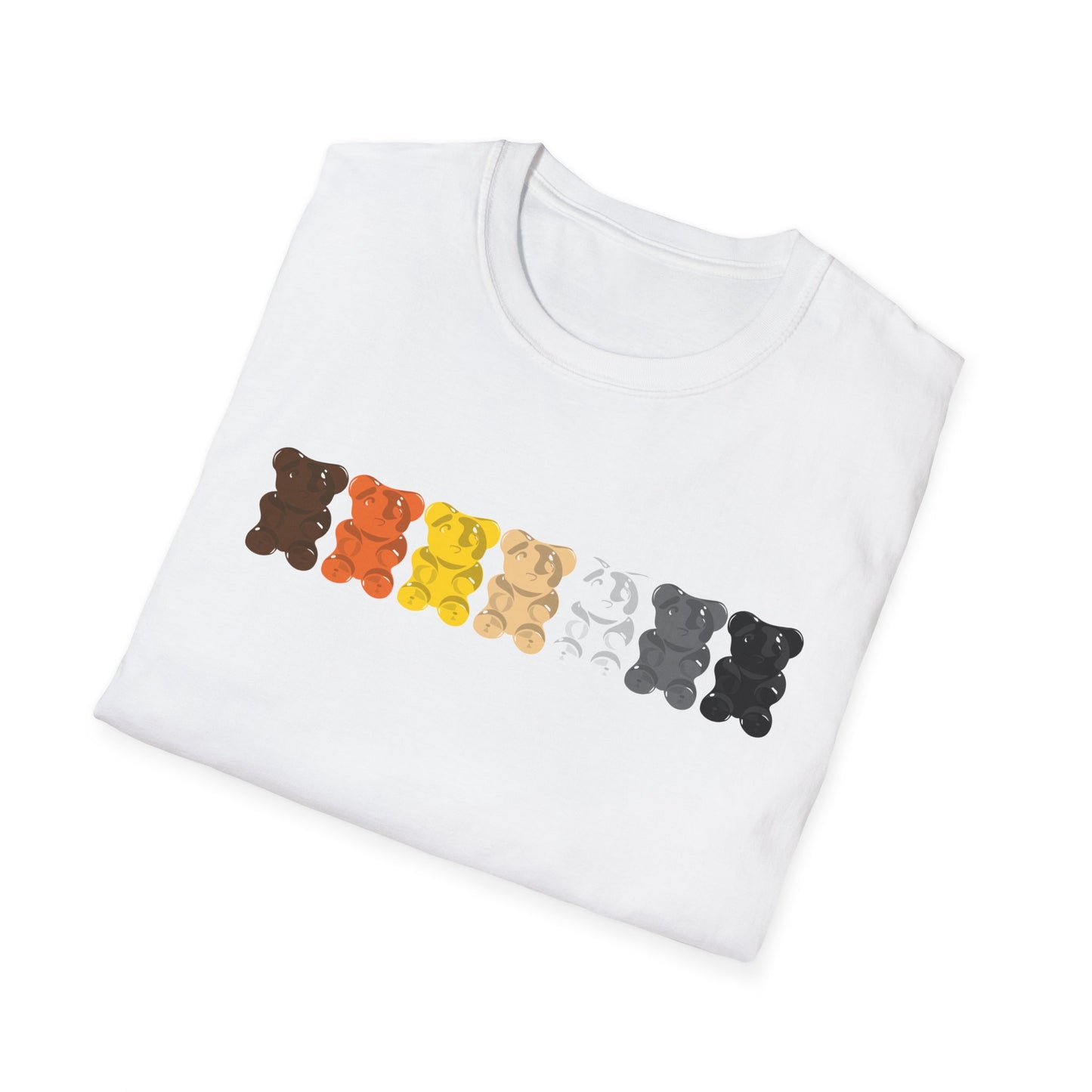 Bear Pride Gummy Bears Unisex Softstyle T-Shirt