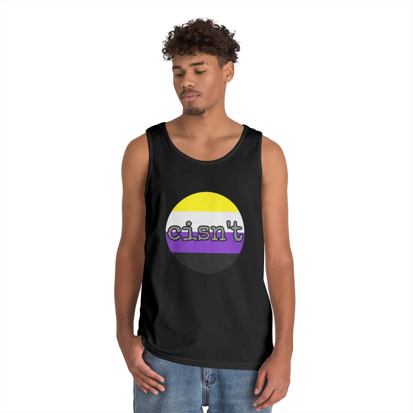 Cisn't Unisex Heavy Cotton Tank Top