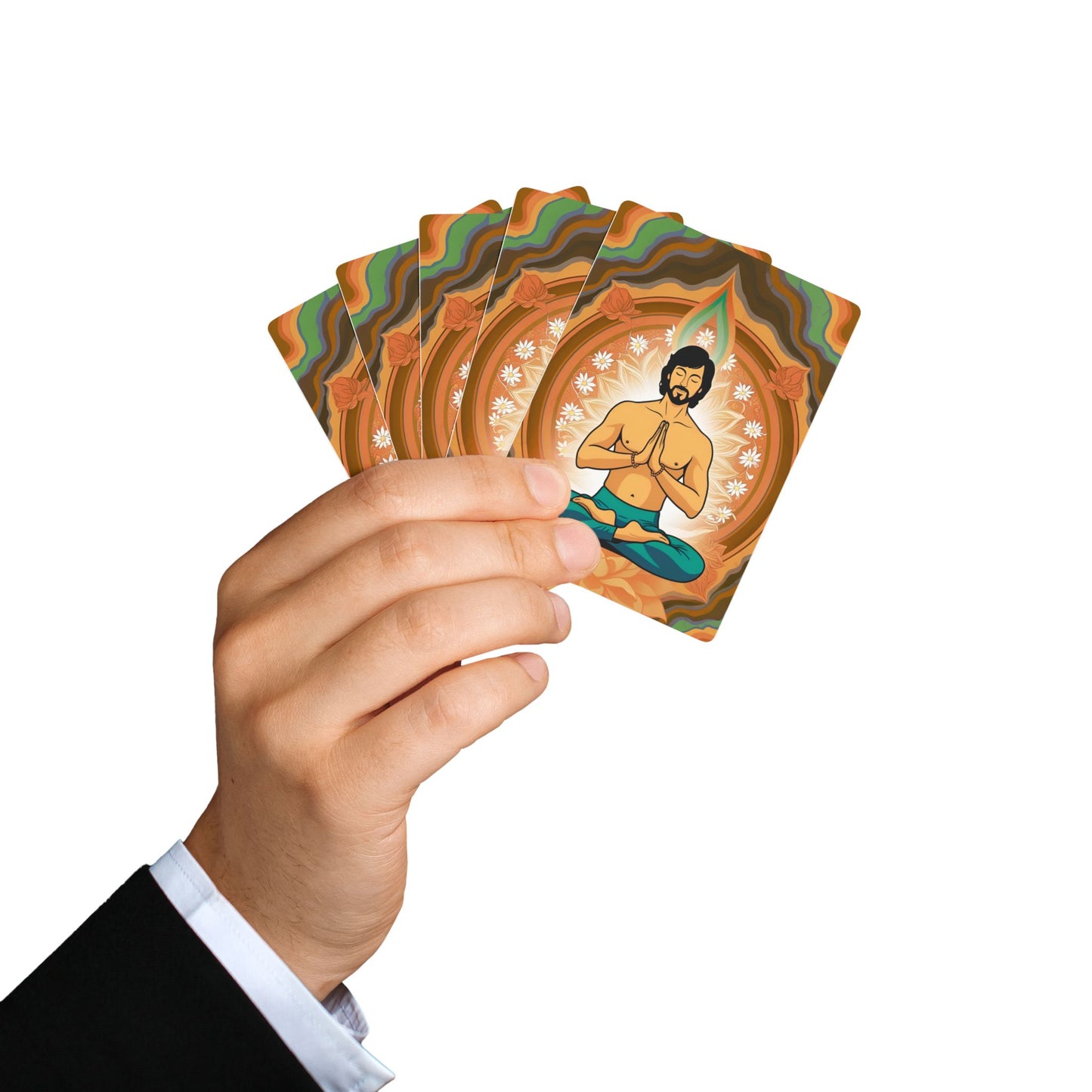 Daisy Meditation Playing Cards