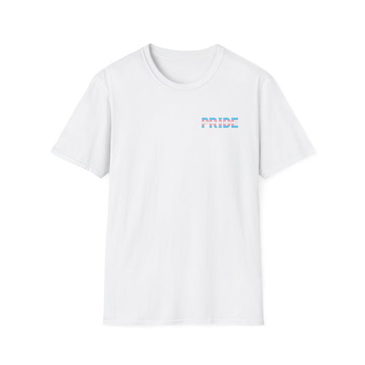 Trans Pride Flag Unisex Softstyle T-Shirt