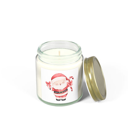 Santa Claus Scented Candles, Coconut Apricot Wax (4oz, 9oz)