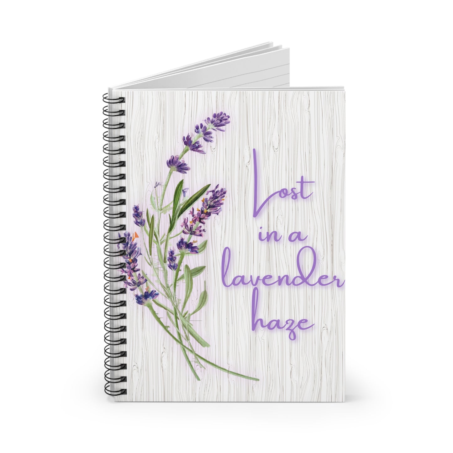 Lost in a Lavender Haze Spiral Notebook - Ruled Line