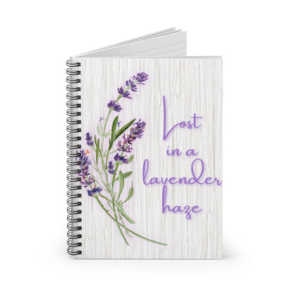 Lost in a Lavender Haze Spiral Notebook - Ruled Line