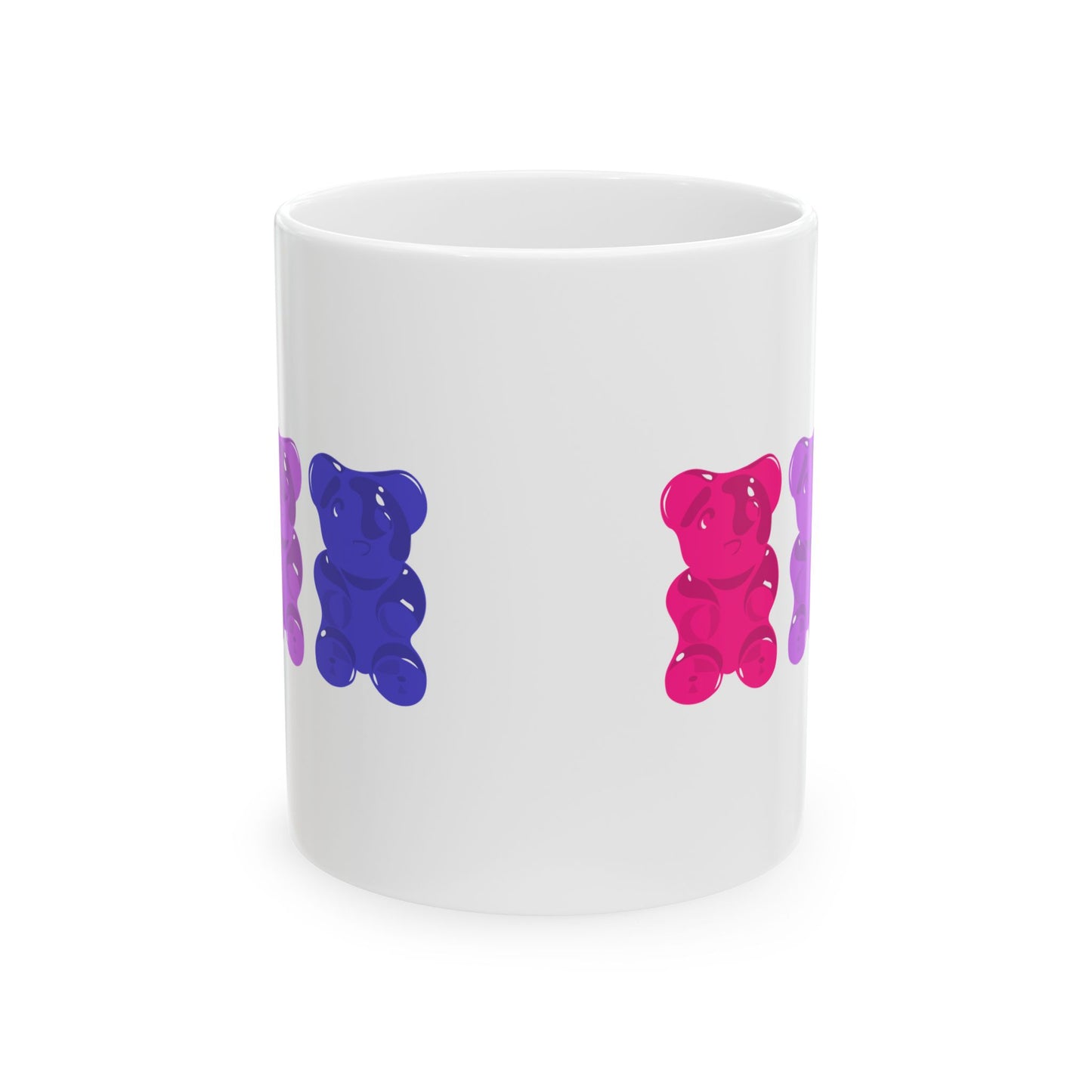 Bisexual Pride Gummy Bears Coffee Mug (11oz/15oz)