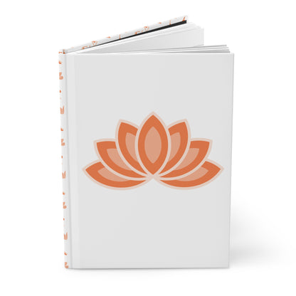 Yoga Lotus Hardcover Journal Matte