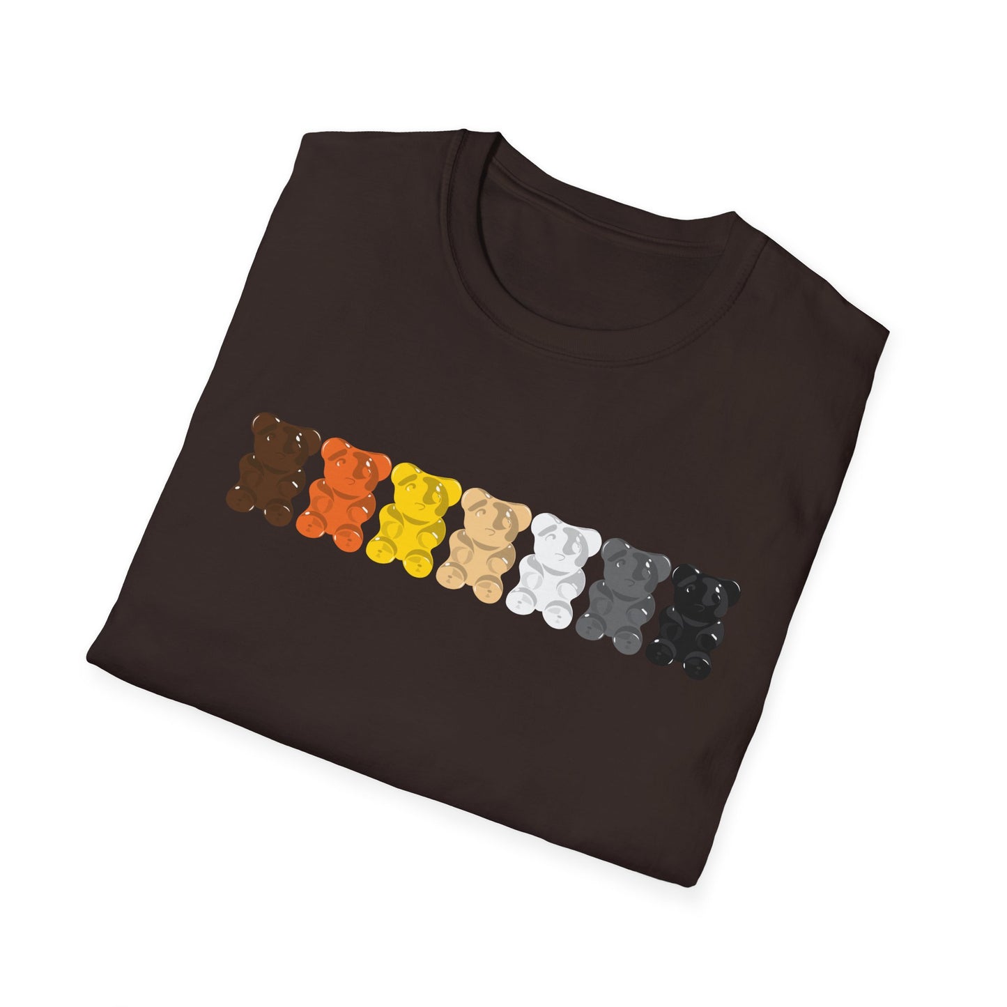 Bear Pride Gummy Bears Unisex Softstyle T-Shirt