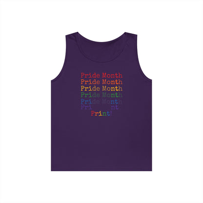 Pride Month PRINT Unisex Heavy Cotton Tank Top