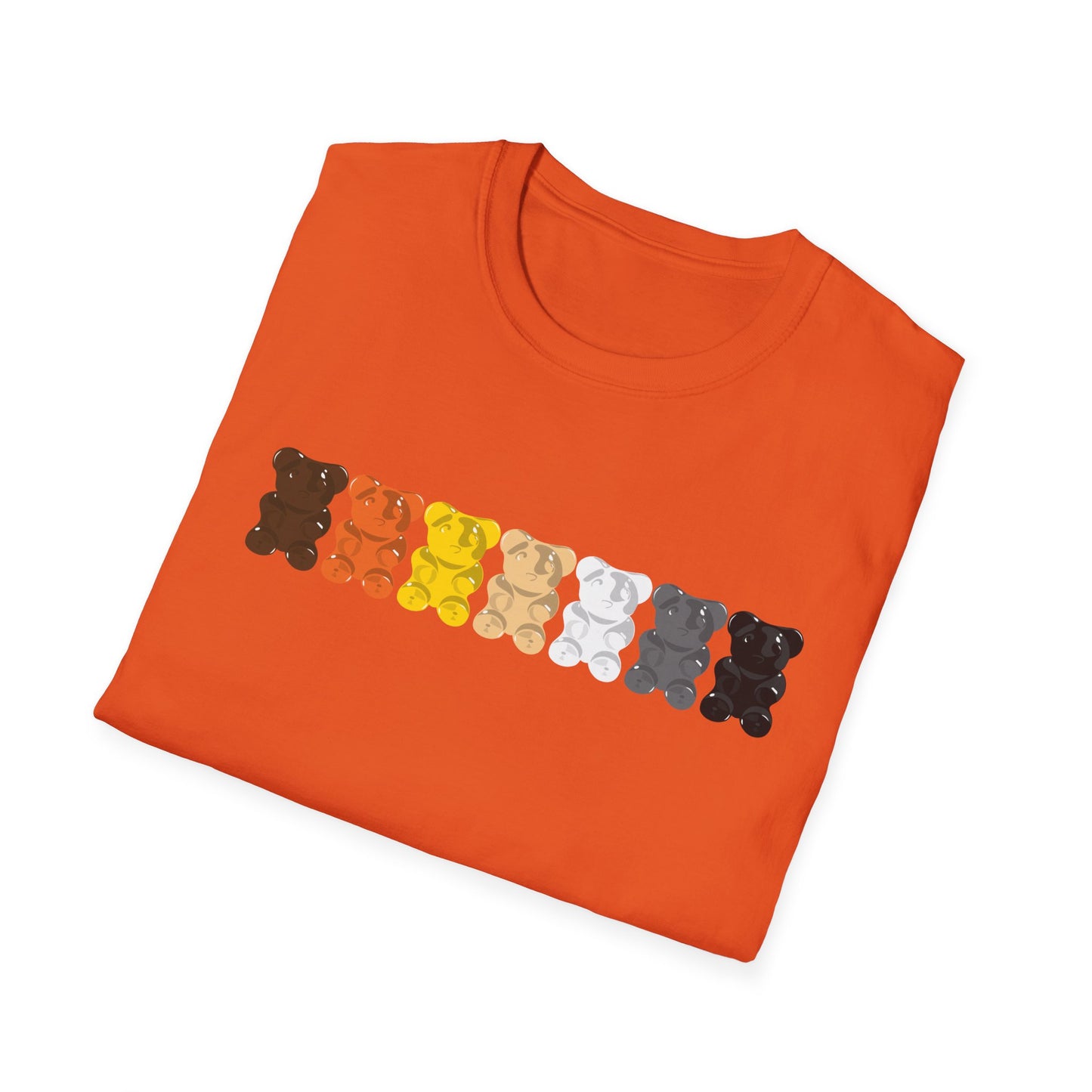 Bear Pride Gummy Bears Unisex Softstyle T-Shirt