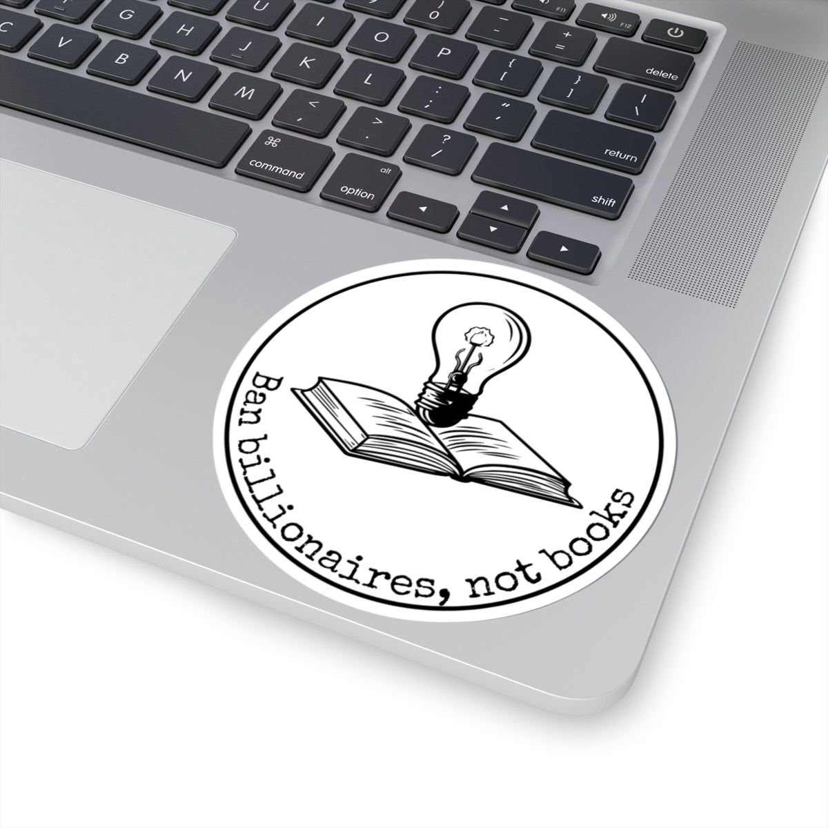 Ban Billionaires Not Books Kiss-Cut Stickers