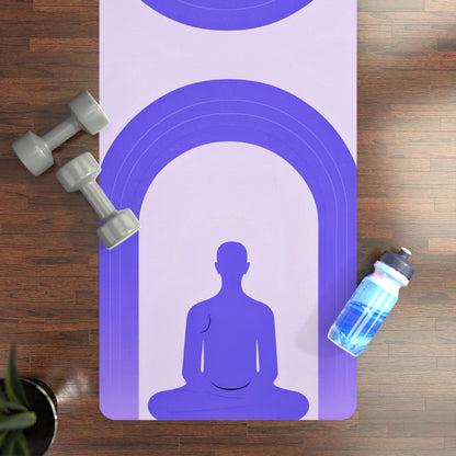Purple Meditation Rubber Yoga Mat