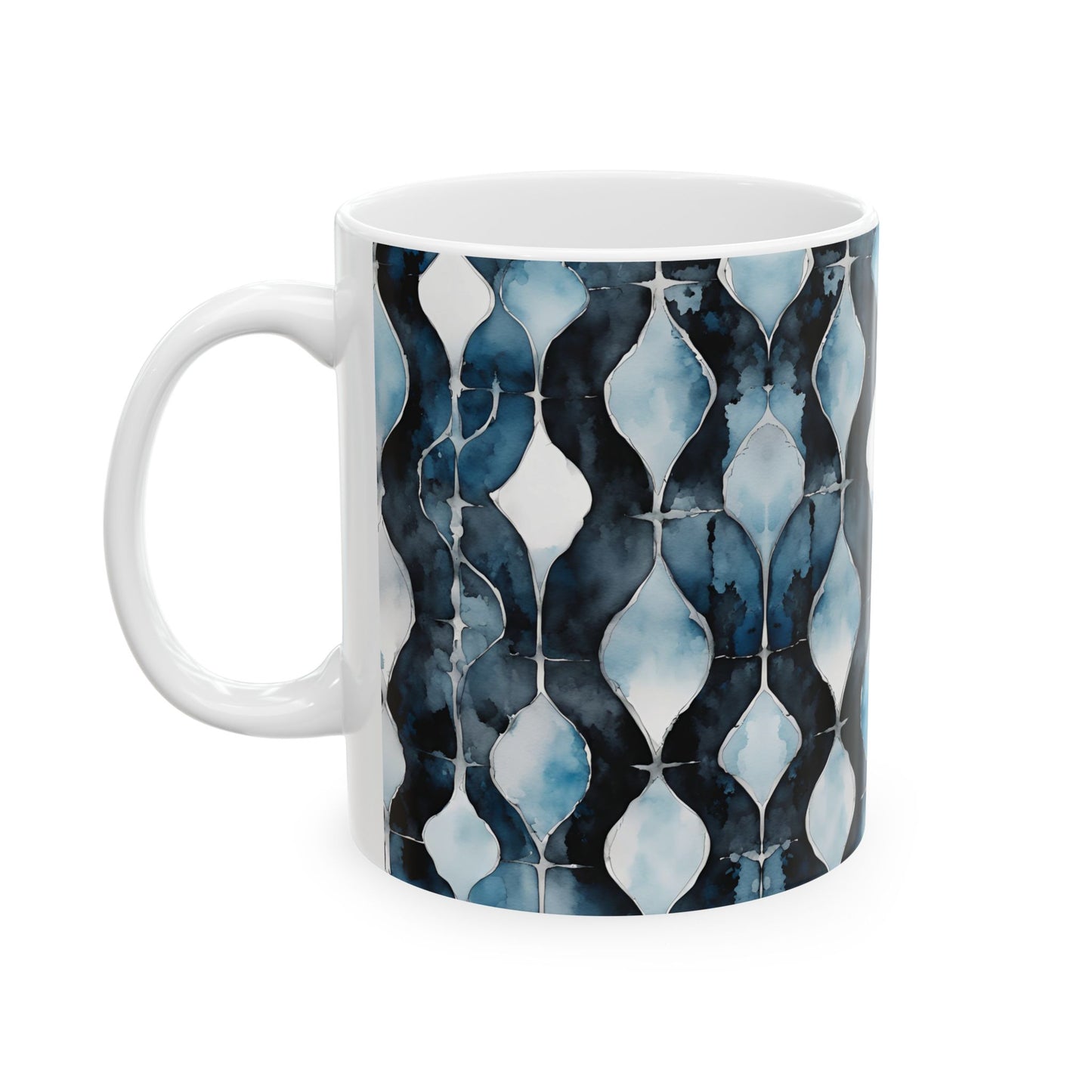 Watercolor Links Ceramic Mug, (11oz, 15oz)