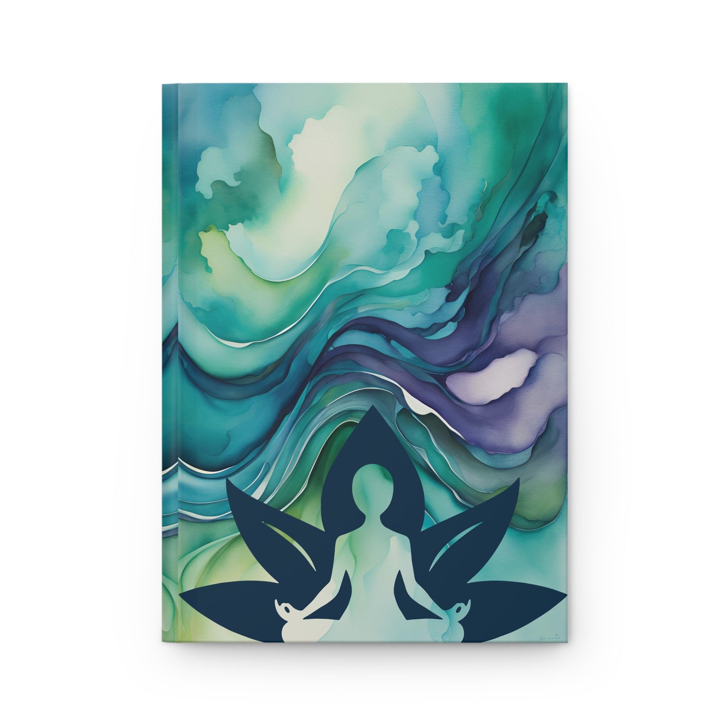 Watercolor Yoga Hardcover Journal Matte