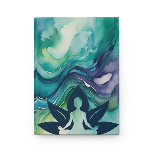 Watercolor Yoga Hardcover Journal Matte