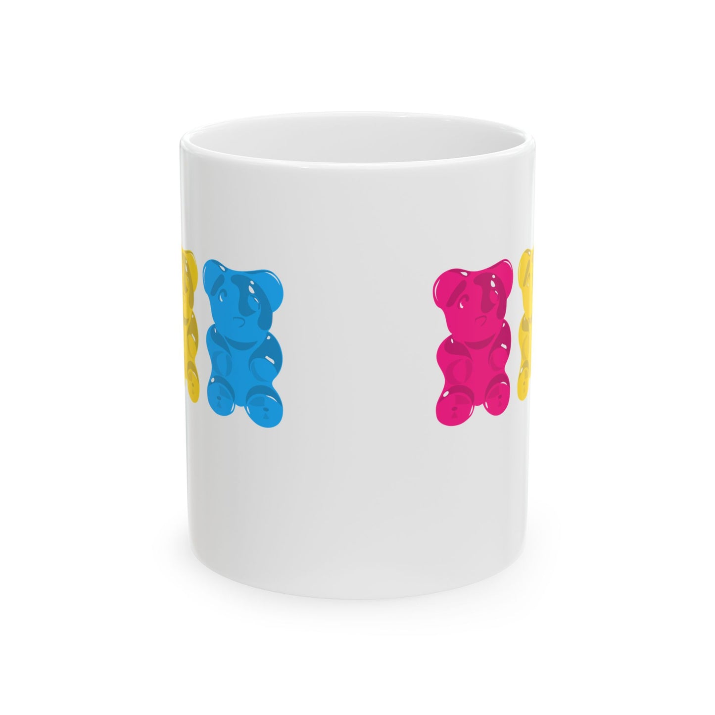 Pansexual Pride Gummy Bears Coffee Mug (11oz/15oz)