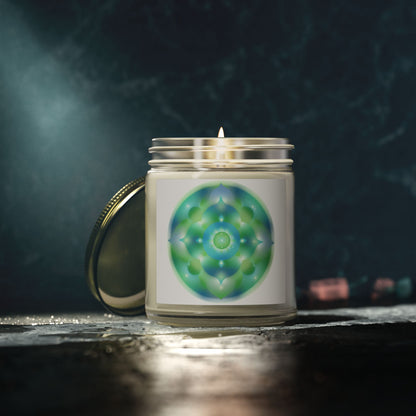 Dreamy Mandala Scented Candles, Coconut Apricot Wax (4oz, 9oz)