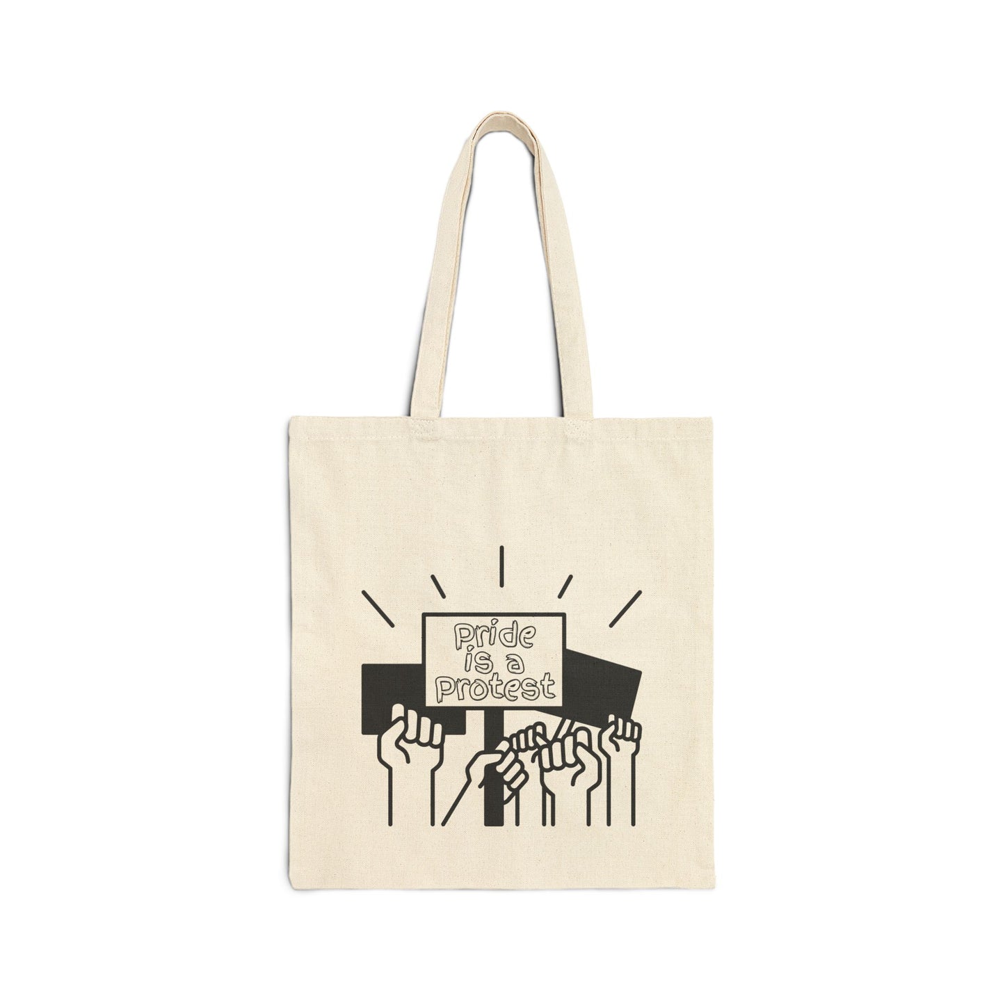 Pride Is A Protest Pride Canvas Tote