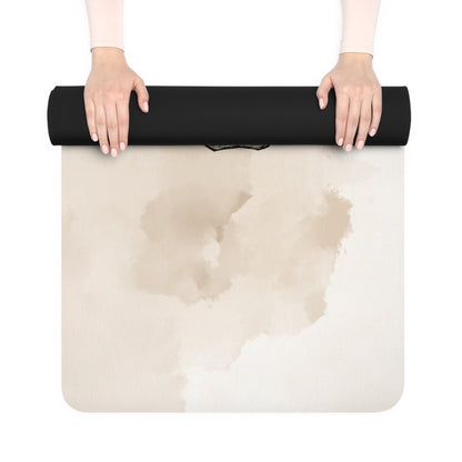 Compost the Rich Mushroom Skull Rubber Yoga Mat
